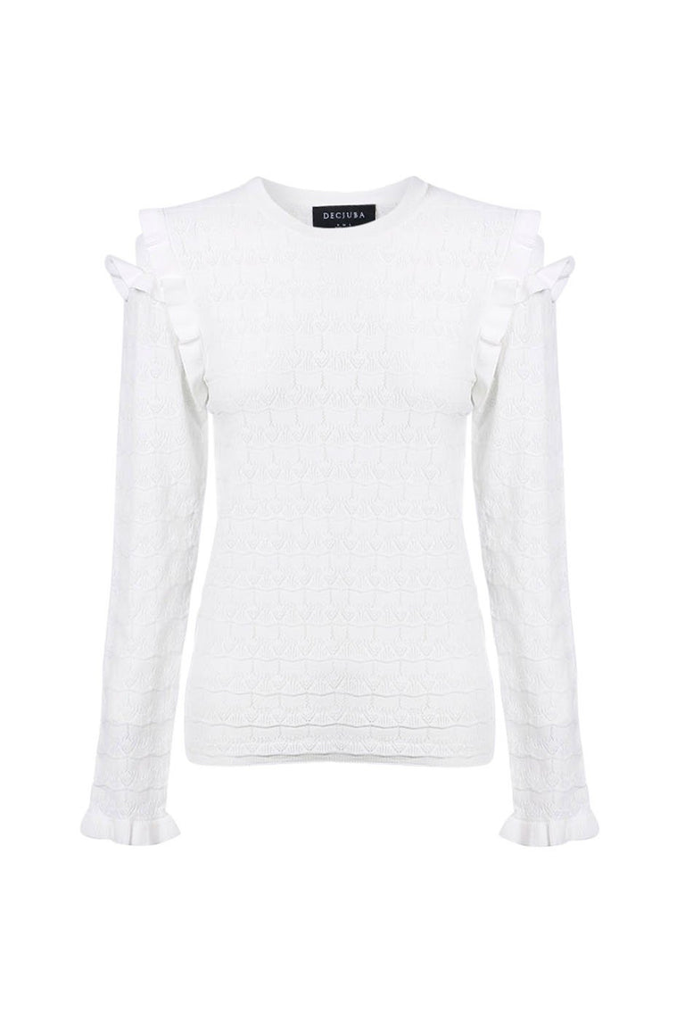 [TEST] Cherise Ruffle Detail Knit