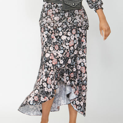 [TEST] Karla Ruffle Hem Midi Skirt
