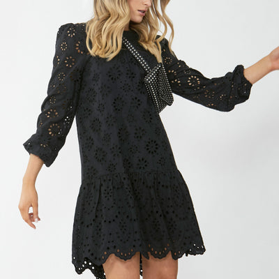 [TEST] Faye Broderie Drop Waist Dress