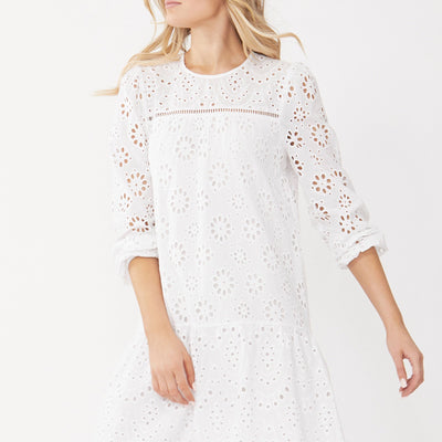 [TEST] Faye Broderie Drop Waist Dress