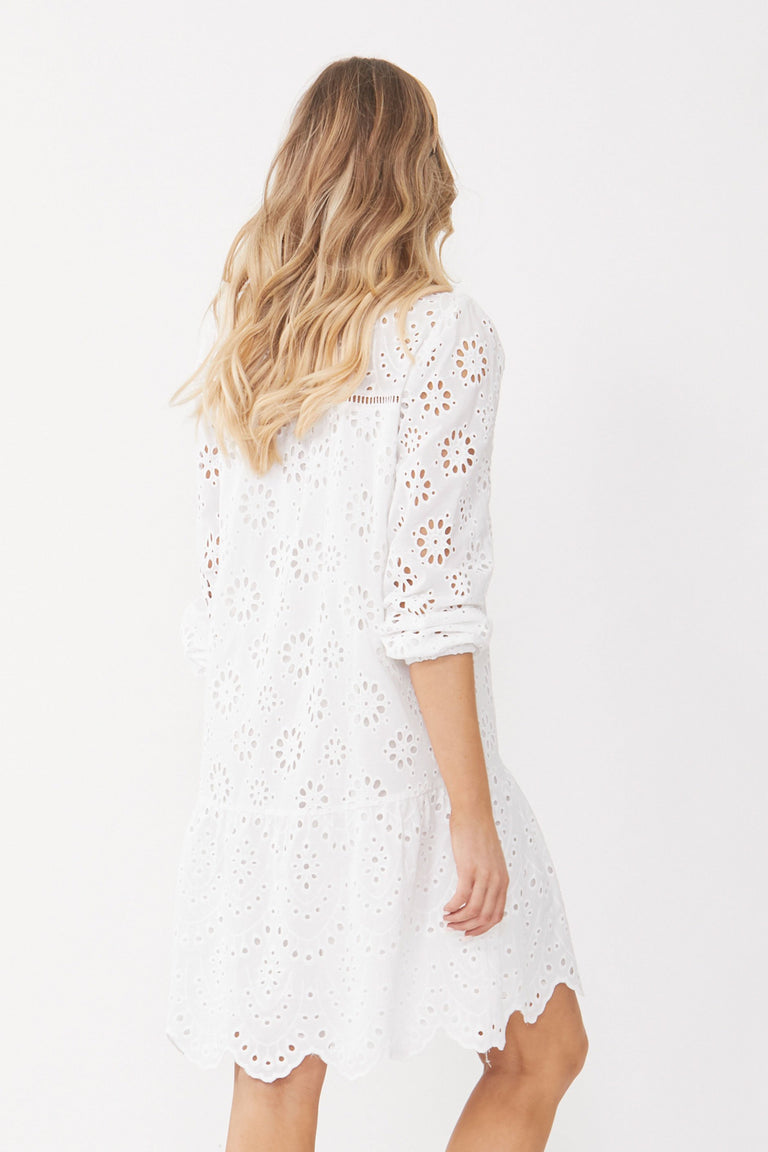 [TEST] Faye Broderie Drop Waist Dress