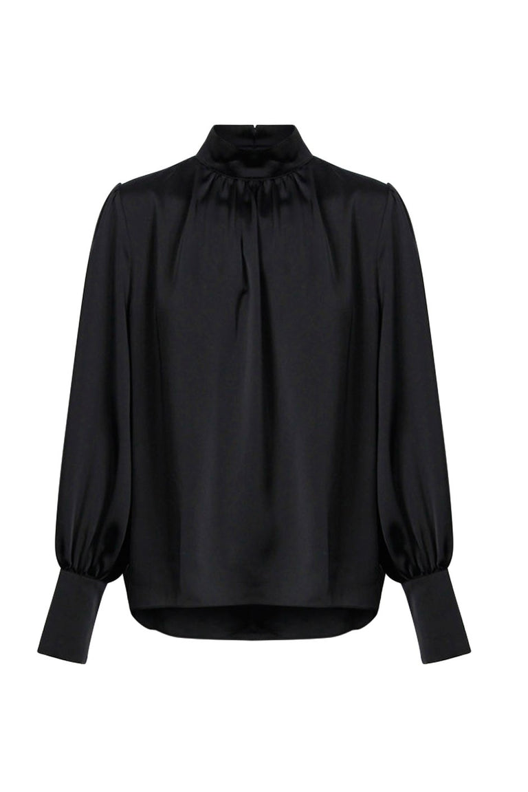 [TEST] Demi Satin High Neck Blouse