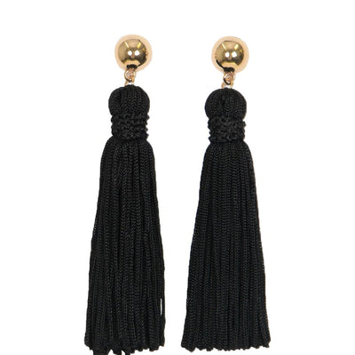 [TEST] Alexa Detailed Tassel Earrings