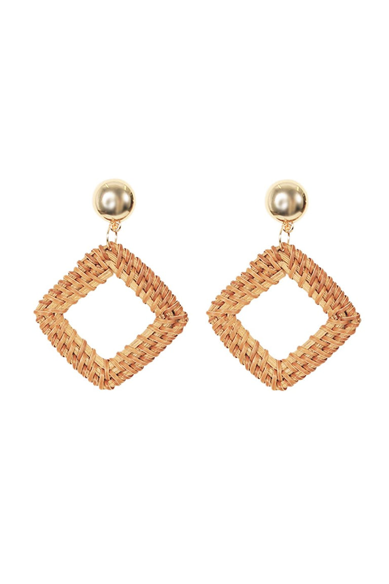 [TEST] Diamond Weave Earrings