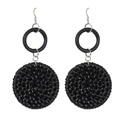 [TEST] Wooden Weave Drop Earrings