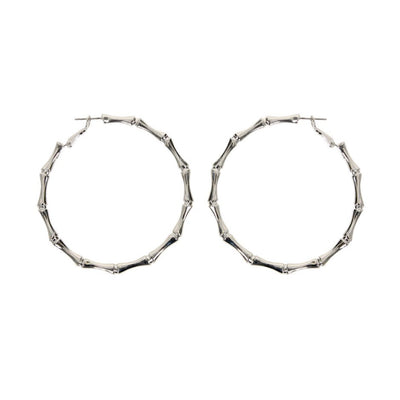 [TEST] Bamboo Large Hoop Earrings