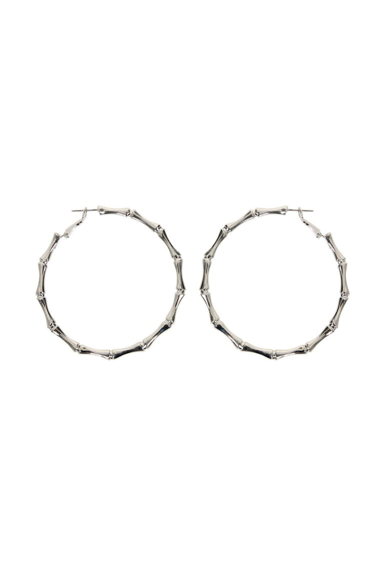 [TEST] Bamboo Large Hoop Earrings