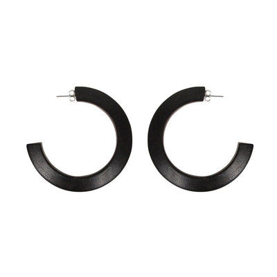 [TEST] Alea Wooden Hoop Earrings