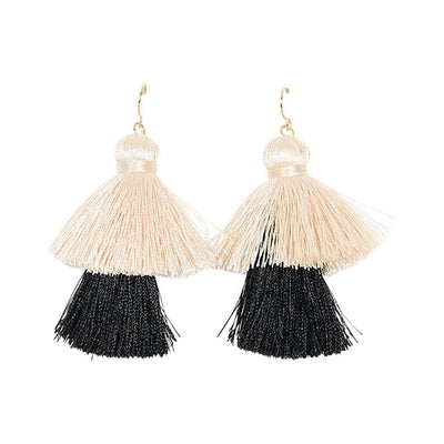 [TEST] Alaina Double Tassel Earrings