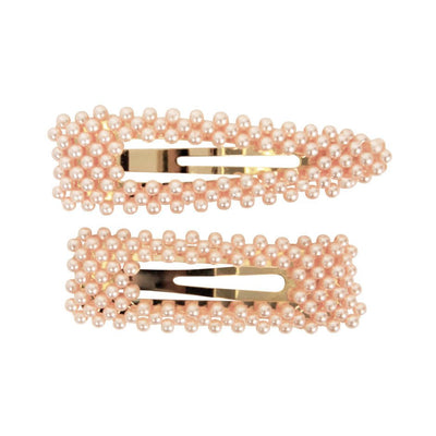 [TEST] Pearl Hair Snap Clip 2 Pack