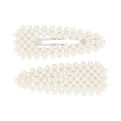 [TEST] Pearl Hair Snap Clip 2 Pack