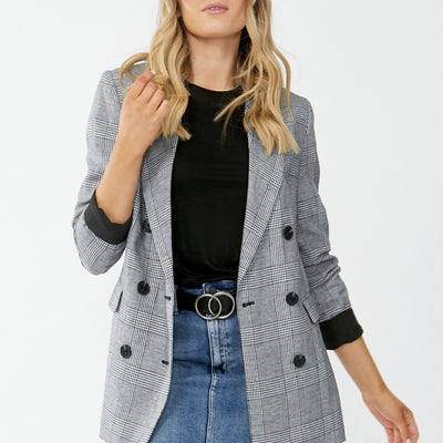 [TEST] Manhattan Check Blazer