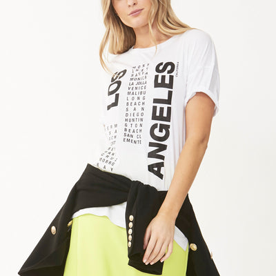 [TEST] LA Vertical Text Tee