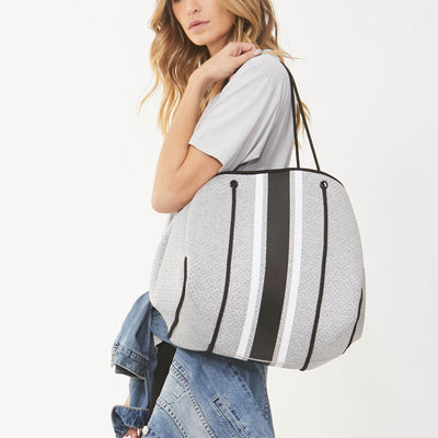 [TEST] Luxe Stripe Neoprene Tote
