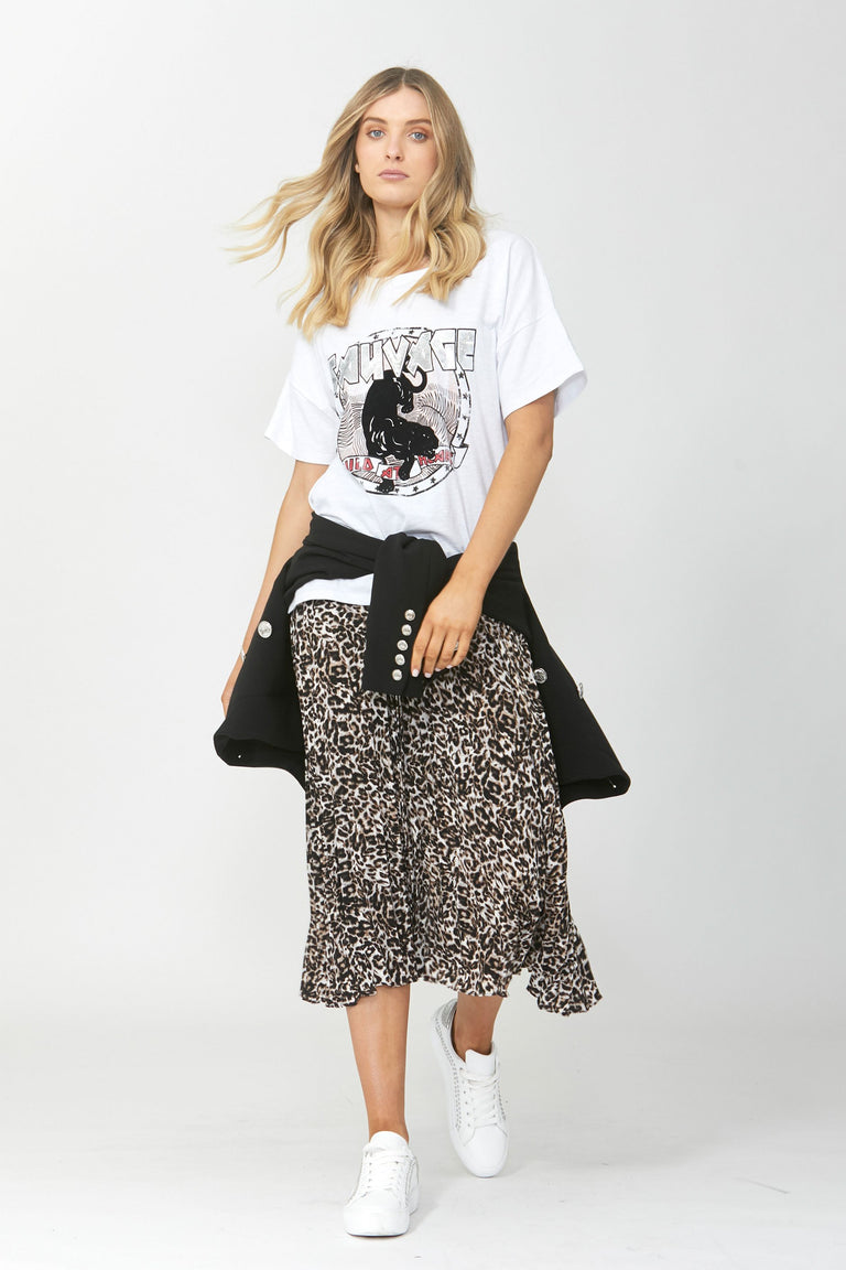 [TEST] Sequin Panther Circle Tee