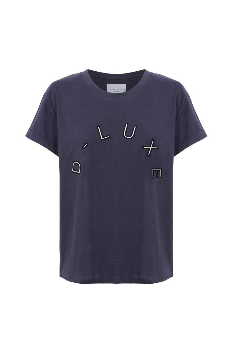 [TEST] Luxe Stacked Logo Print Tee