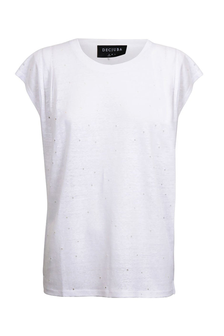 [TEST] Lydia Distressed Tee