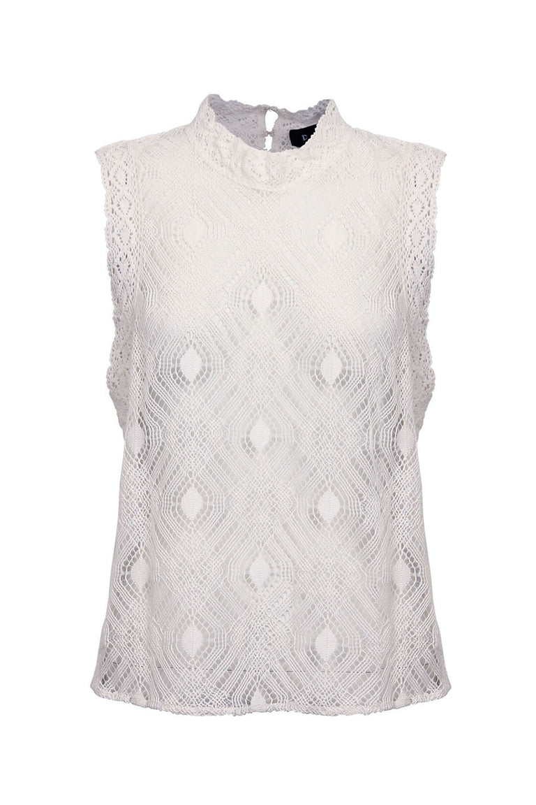 [TEST] Elora Crochet Sleeveless Top