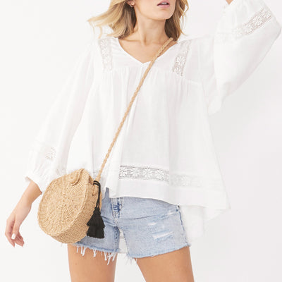 [TEST] Lottie Lace Insert Blouse