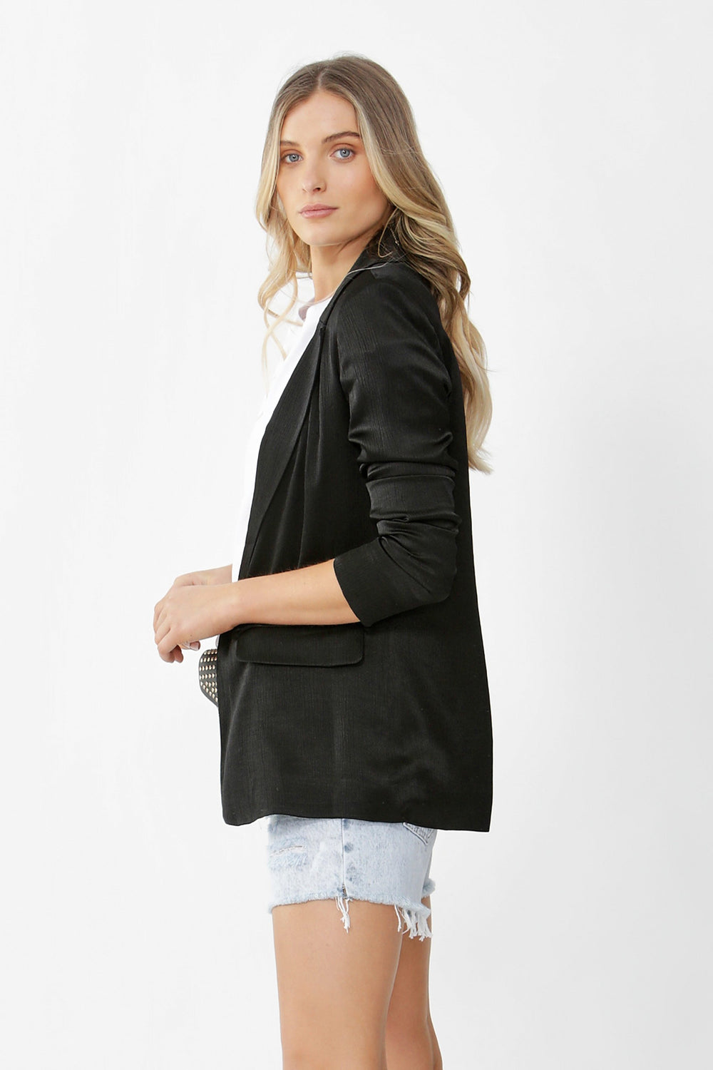 [TEST] Maddie Satin Blazer