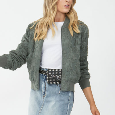 [TEST] Arabella Burnout Bomber Jacket