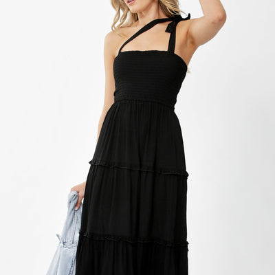 [TEST] Erin Shirred Midi Dress