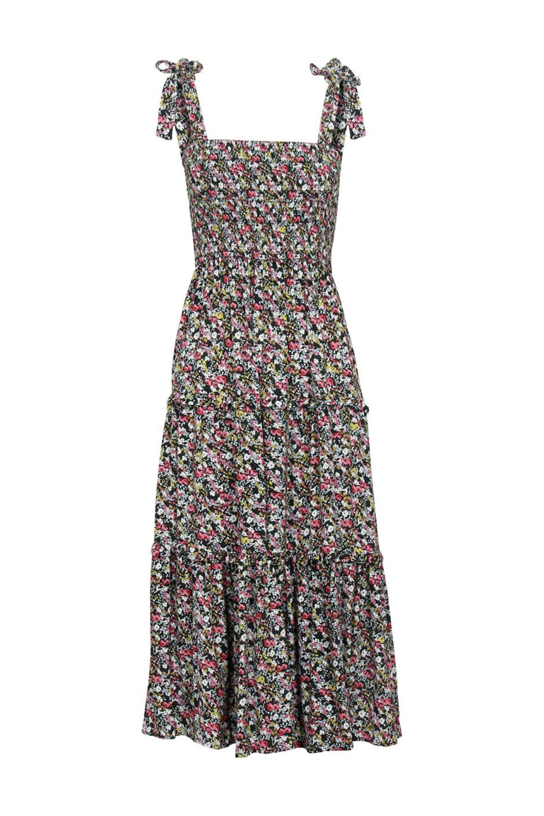 [TEST] Erin Shirred Midi Dress