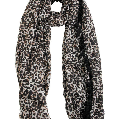[TEST] Wild Cat Tassel Textured Scarf