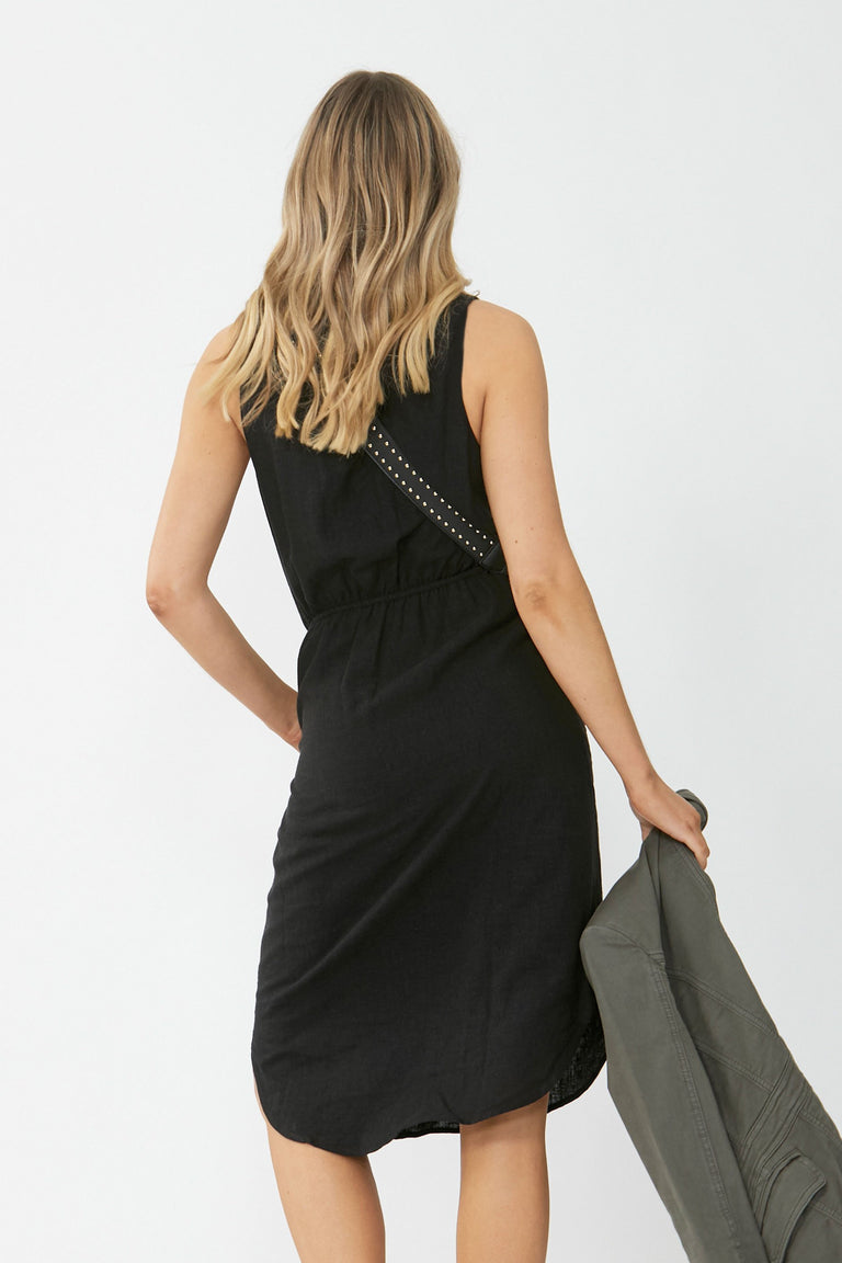 [TEST] Mexico Linen Drawstring Dress