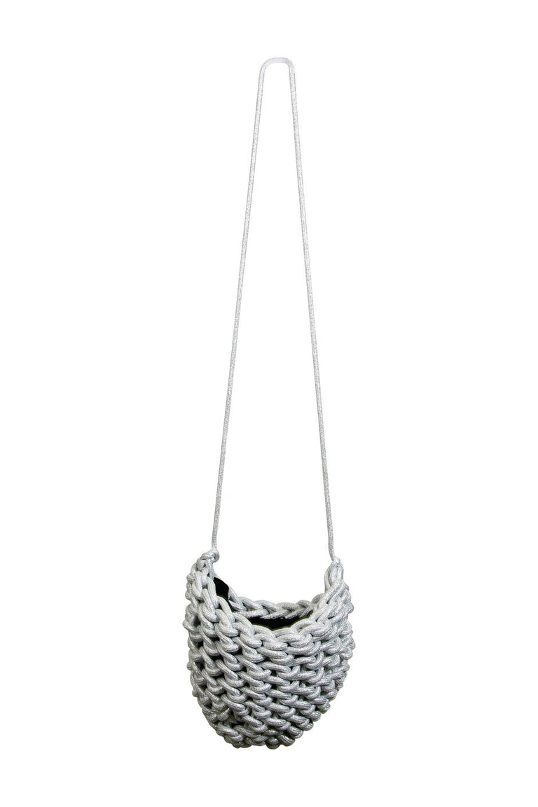 [TEST] Metallic Weave Bag
