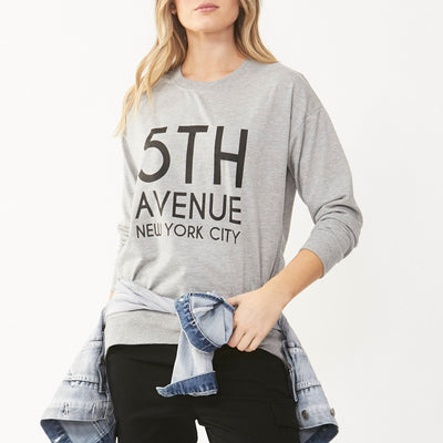 [TEST] 5th Ave Print Sweat