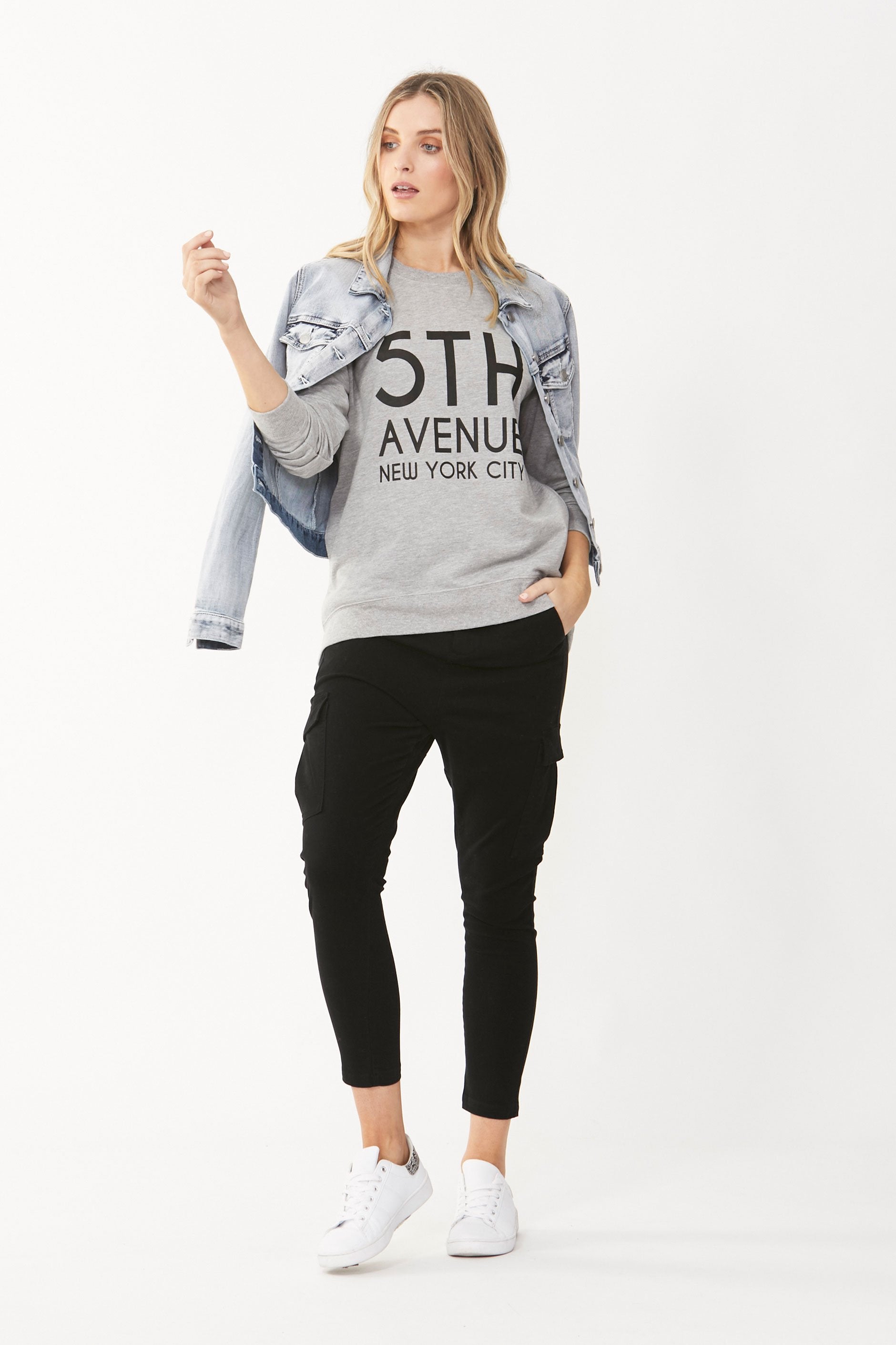 [TEST] 5th Ave Print Sweat