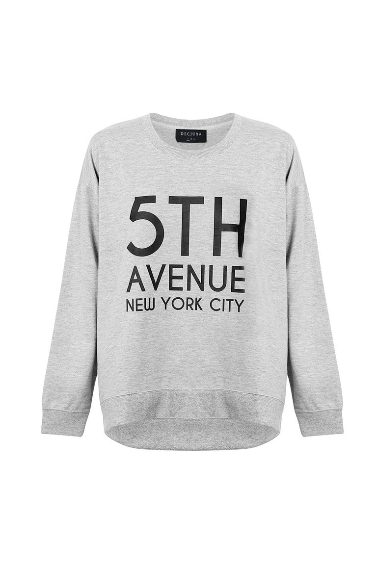 [TEST] 5th Ave Print Sweat