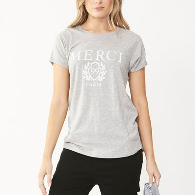[TEST] Merci Crest Print Tee