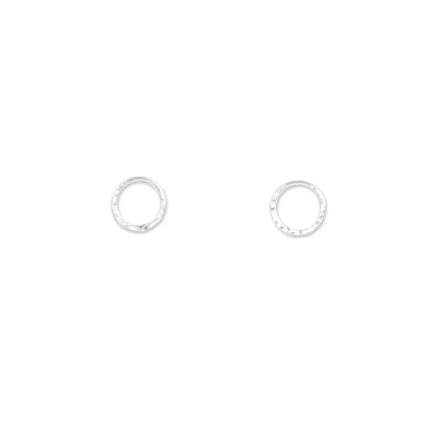 [TEST] Large Open Beaten Circle Studs