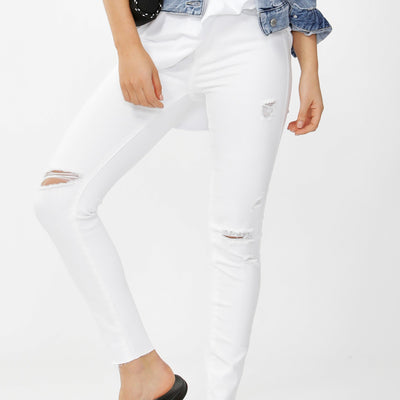 [TEST] D-Luxe High Distressed Jean