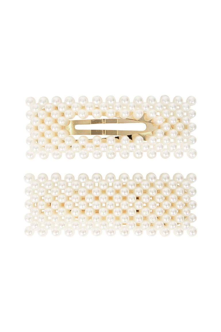 [TEST] Pearl Square Snap Clip 2 Pack