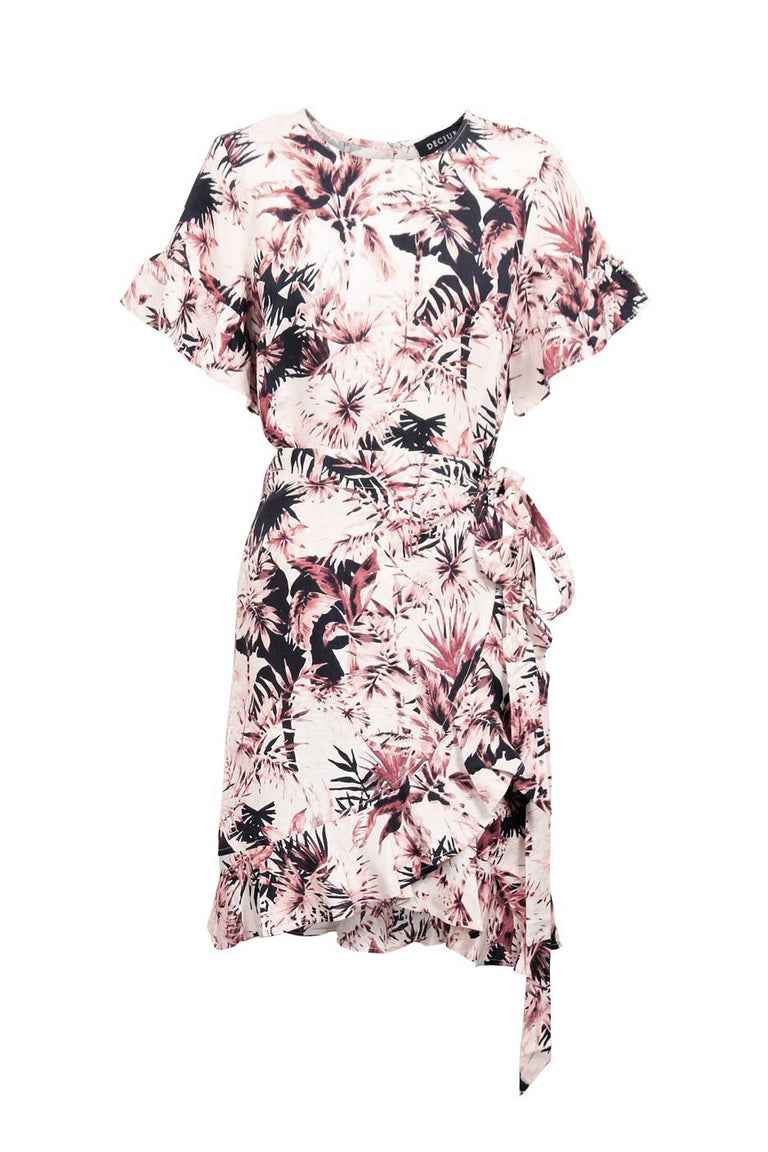 [TEST] Maya Short Sleeve Ruffle Dress