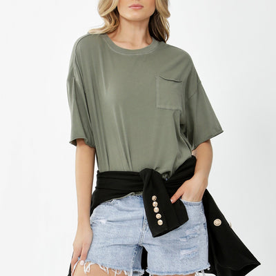[TEST] Mara Boxy Pocket Tee