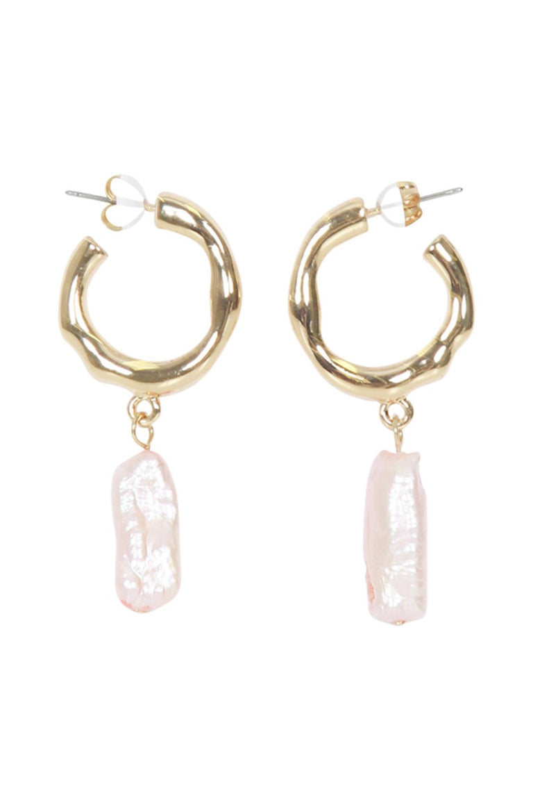 [TEST] Judy Fresh Water Pearl Hoops