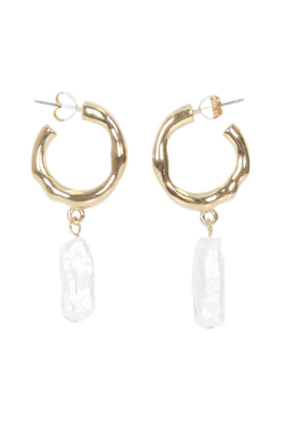 [TEST] Judy Fresh Water Pearl Hoops