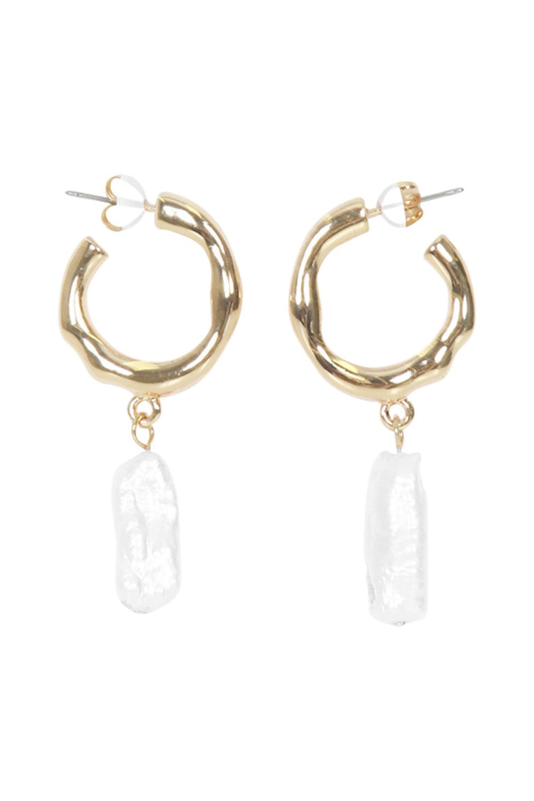 [TEST] Judy Fresh Water Pearl Hoops