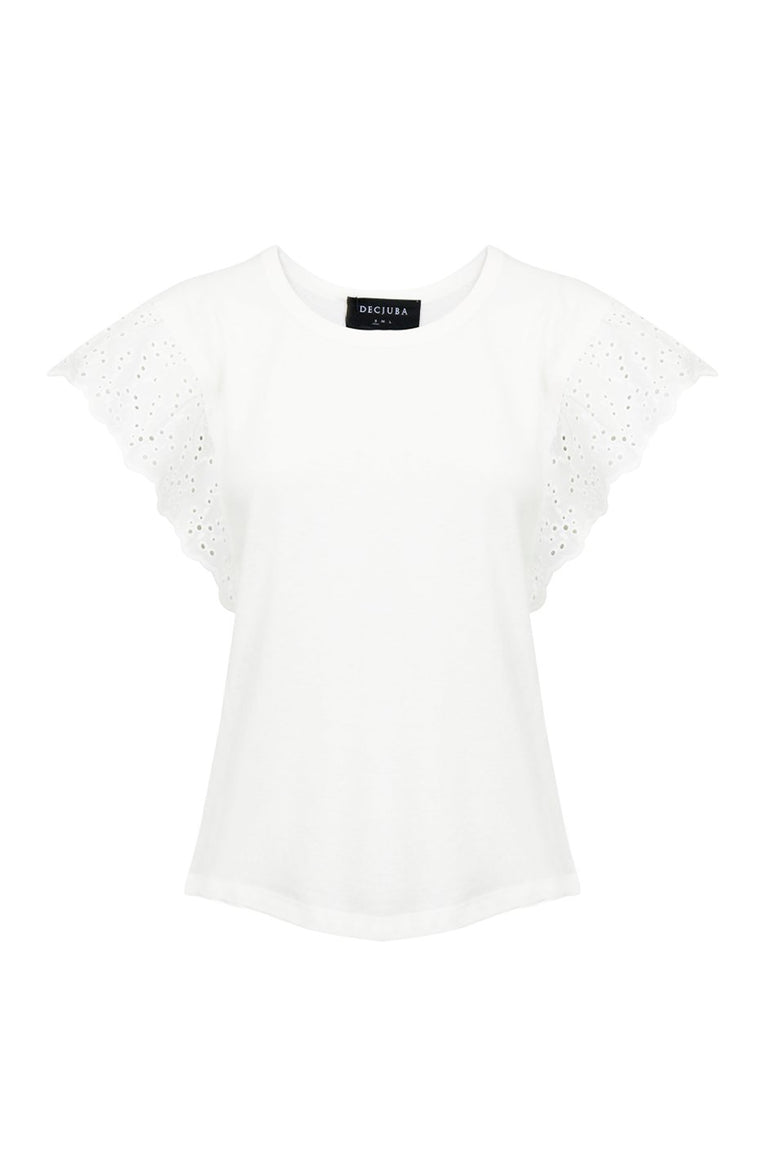 [TEST] Brit Waterfall Lace Tee