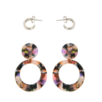 [TEST] Odette Resin Earrings 2 Pack