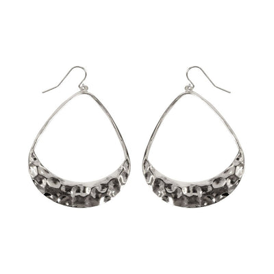 [TEST] Ola Teardrop Hammered Earrings