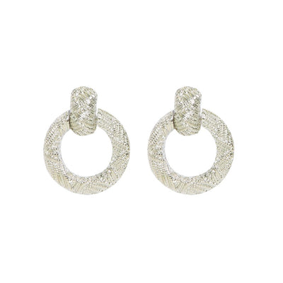 [TEST] Bo Textured Loop Stud Earrings