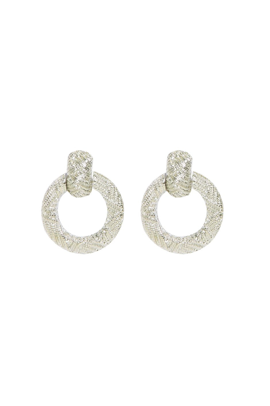 [TEST] Bo Textured Loop Stud Earrings