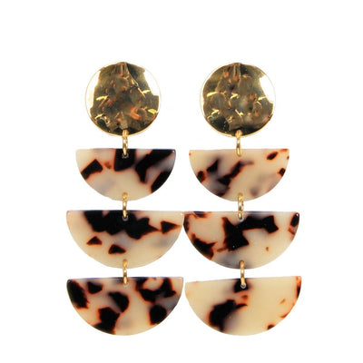 [TEST] Nat Resin Arch Drop Earrings