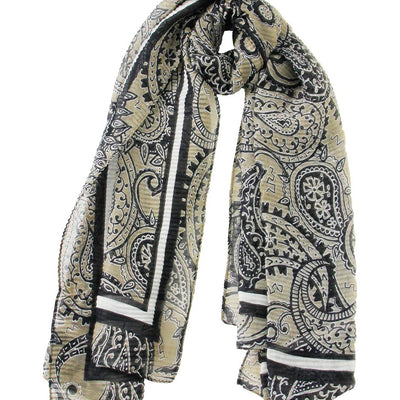[TEST] Paisley Pleated Scarf