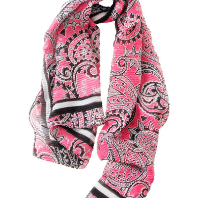 [TEST] Paisley Pleated Scarf